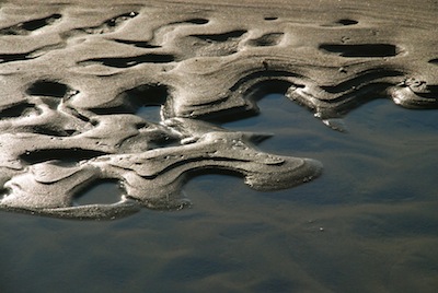 photo d'une empreinte de sable