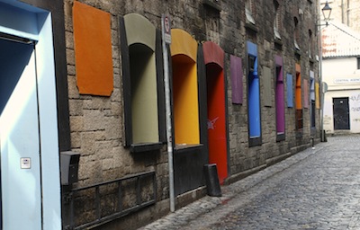 photo de facades colorees