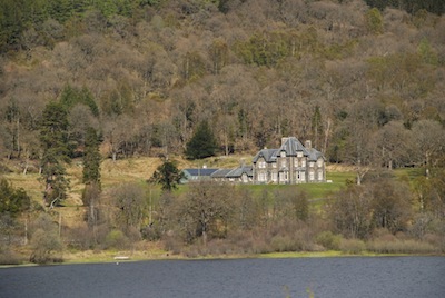 photo d'un chateau dans la campagne écossaise